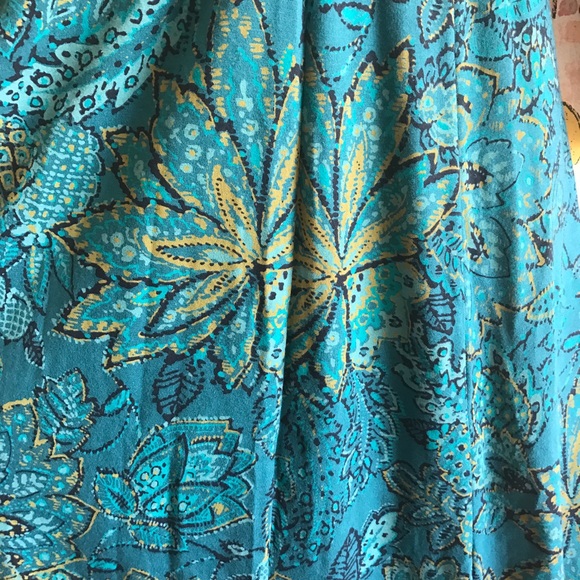 Lands' End Floral V Neck Dress - Picture 3 of 8